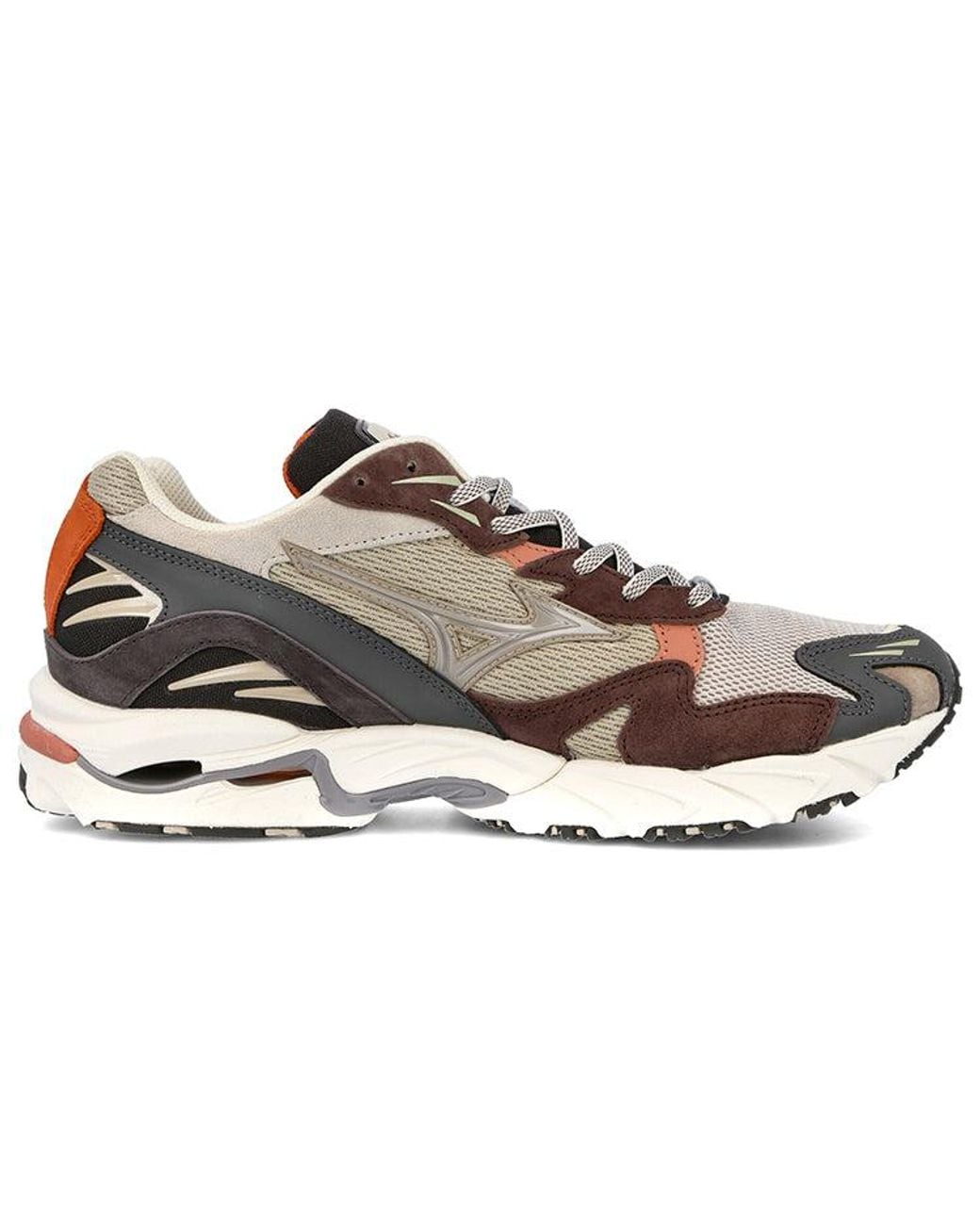 Mizuno Brown Wood Wood X Wave Rider 10.55 'Wood Ash' for men