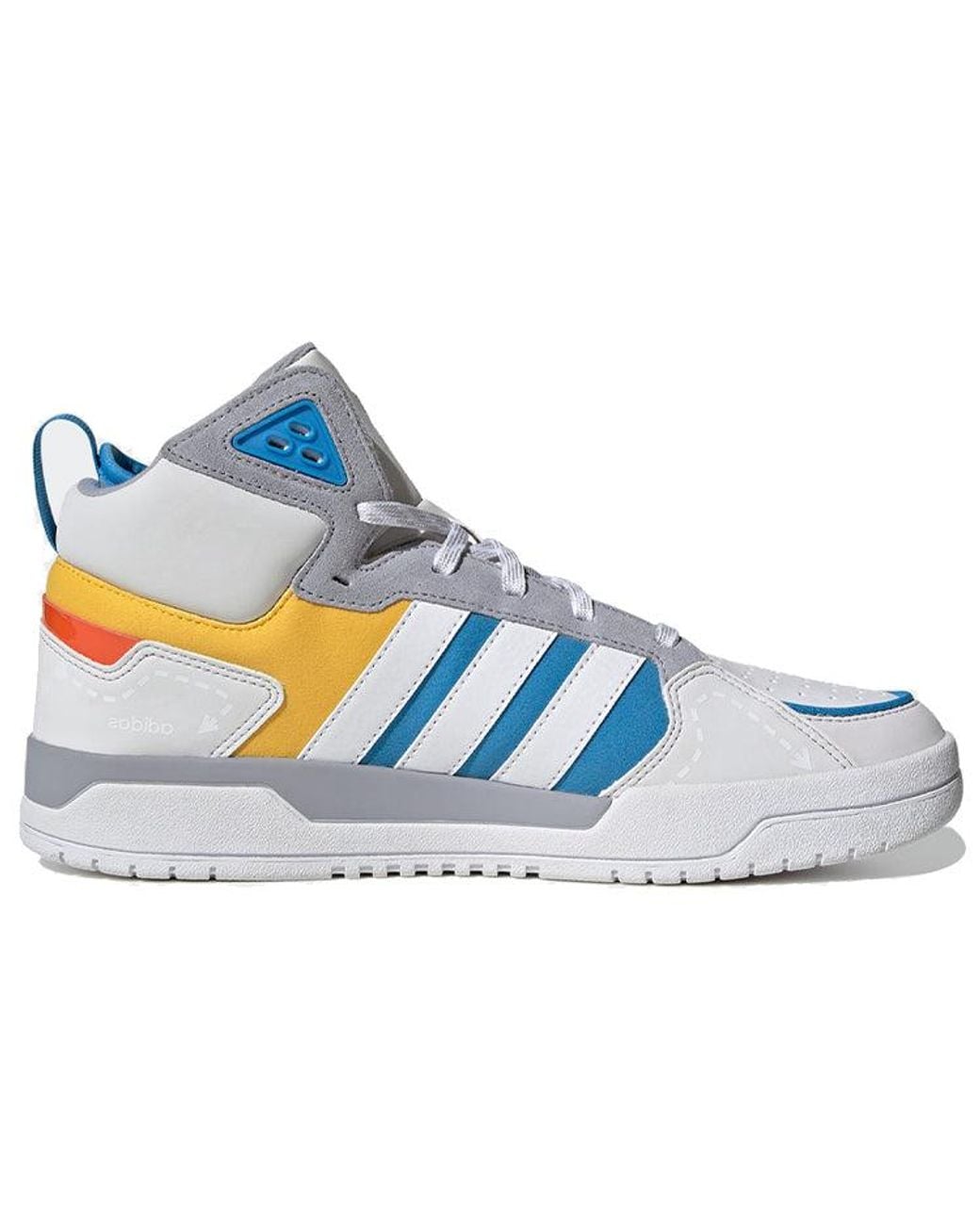 Adidas Blue (Wmns) Neo 100Db Mid Basketball Shoes 'Multi-Color'