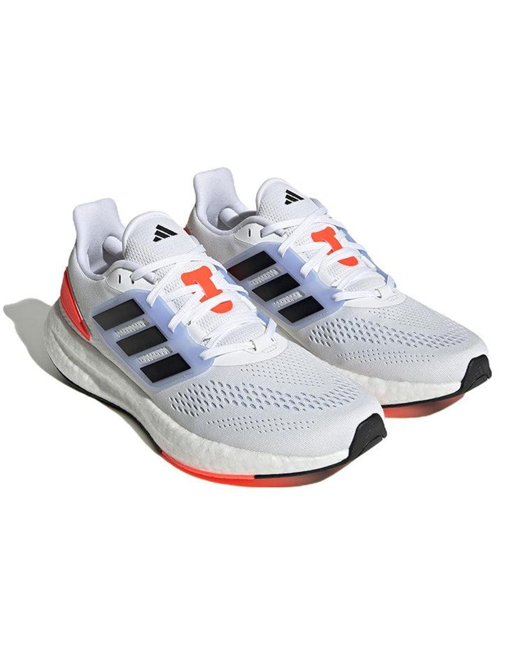 Adidas White Pure Boost 22 Shoes Dawn Solar' for men