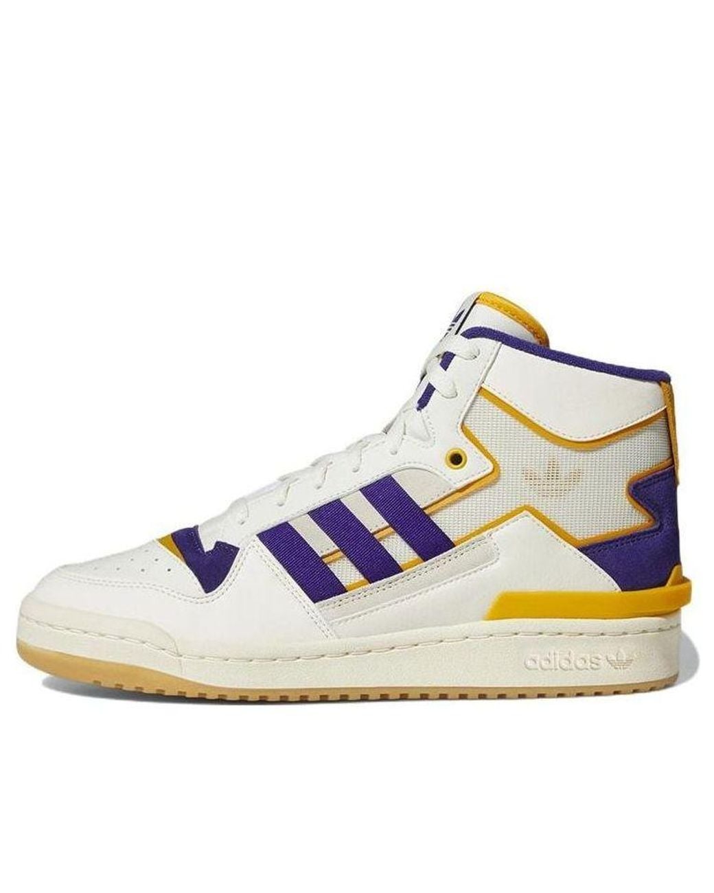 Adidas Blue Originals Forum Exhibit Mid for men