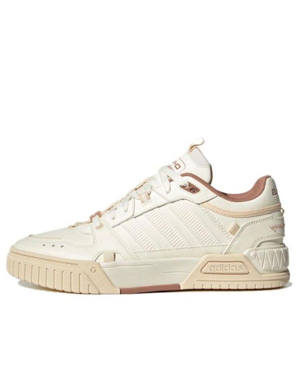 Adidas White Neo D-Pad 'Cream' for men