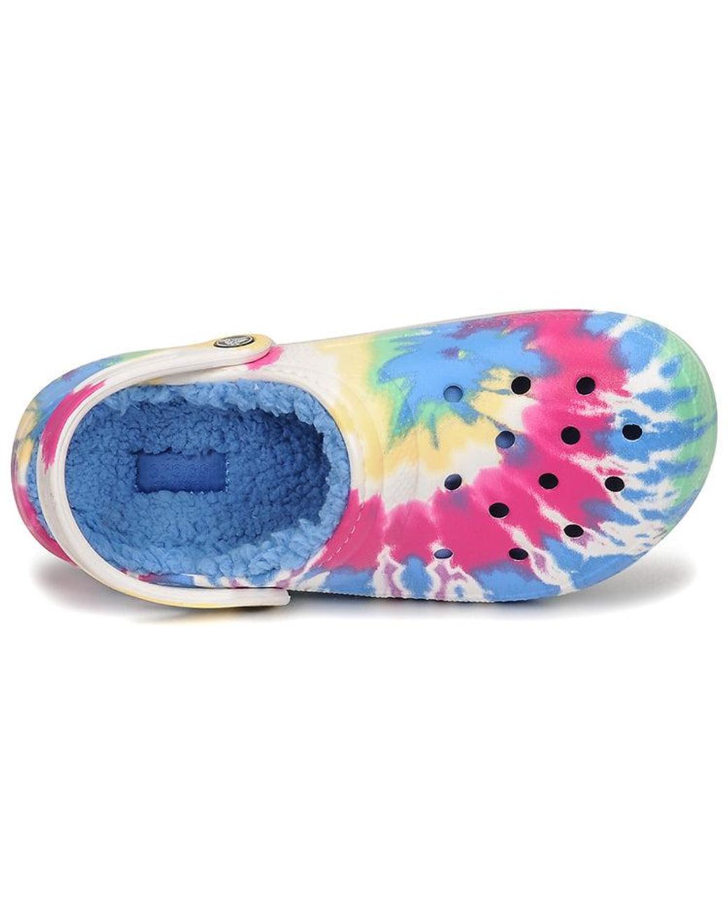 CROCSTM Blue Classic Clog Tie Dye Multi for men