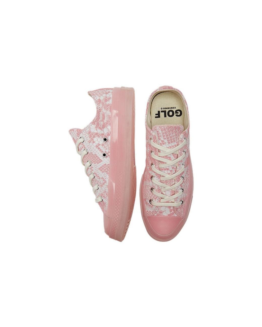 Converse Pink Golf Wang X Chuck 70 Low Python' for men