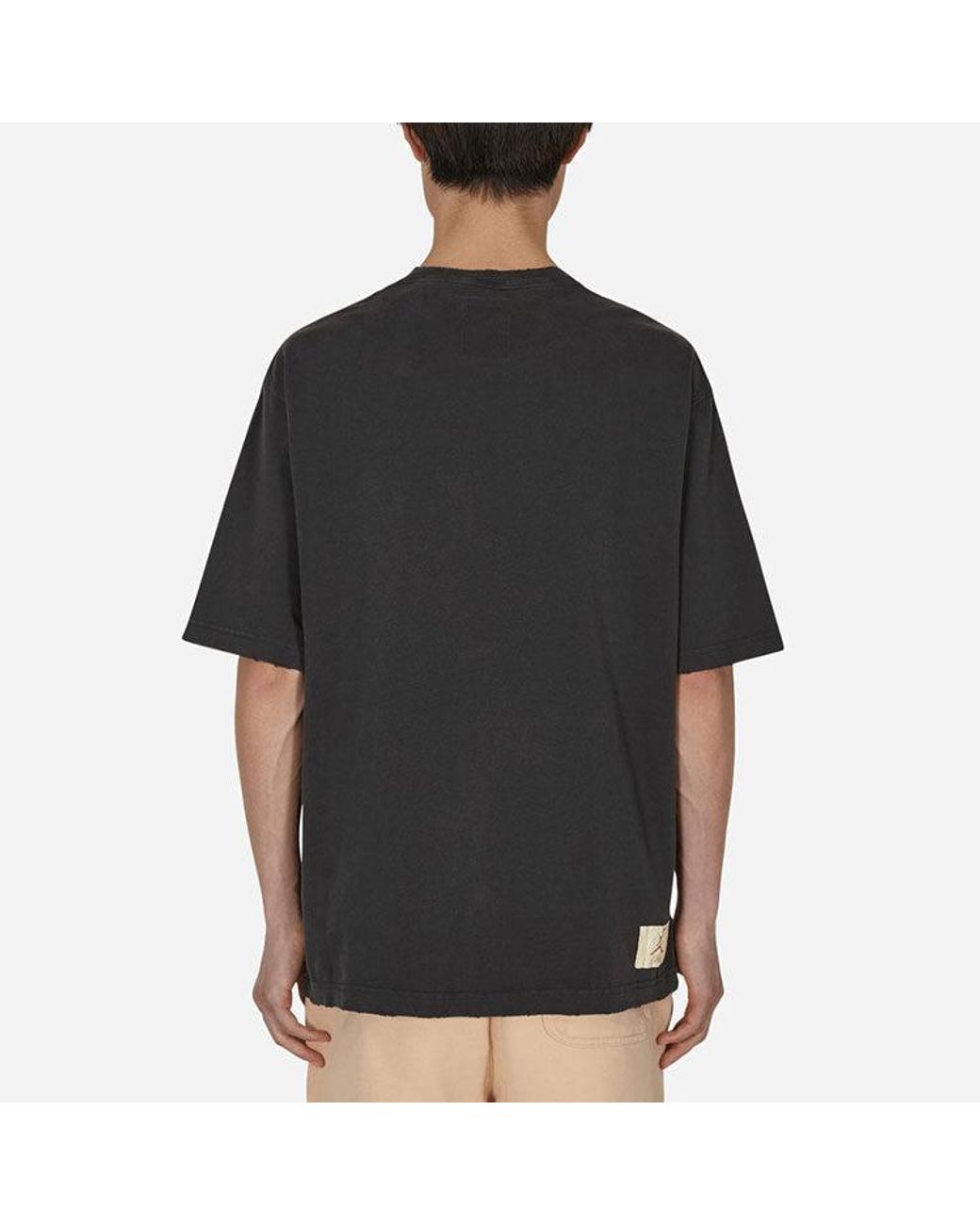 Nike Black X Union Crossover Solid Color Breathable Logo Round Neck Short Sleeve Us Edition for men