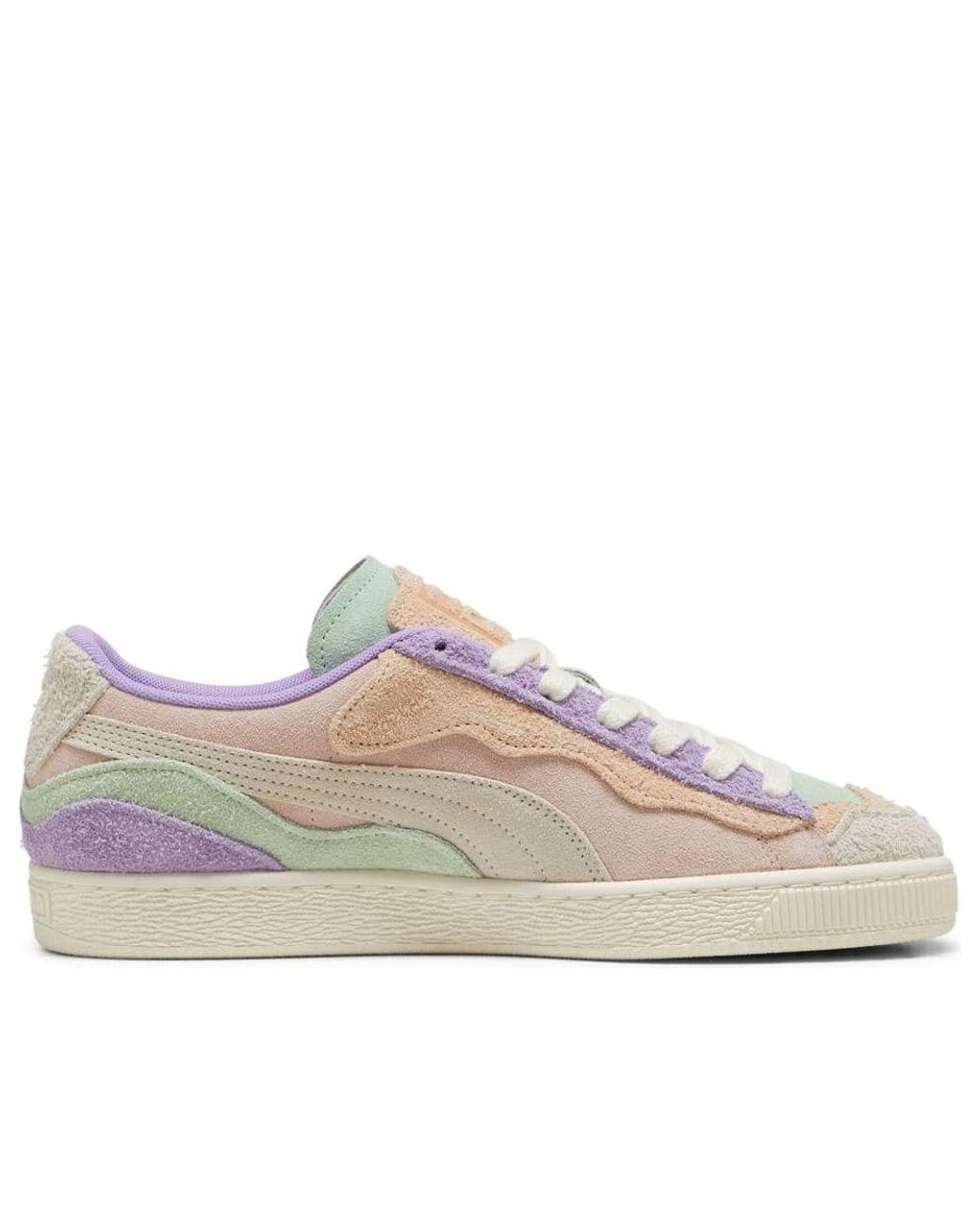 PUMA White Suede 'Trippy Fresh Mint Frosted Ivory' for men