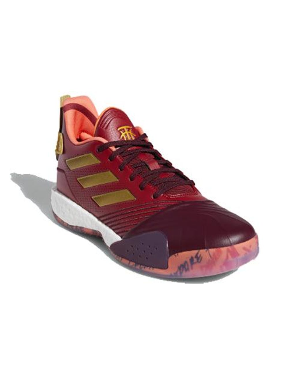 Adidas Red T-Mac Millennium 'Collegiate Burgundy' for men