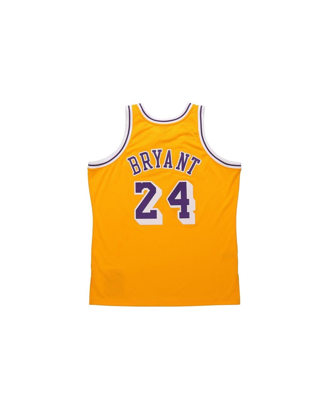 Mitchell & Ness Orange Nba Los Angeles Lakers 2007/08 Authentic Jersey 'Kobe Bryant 24' for men