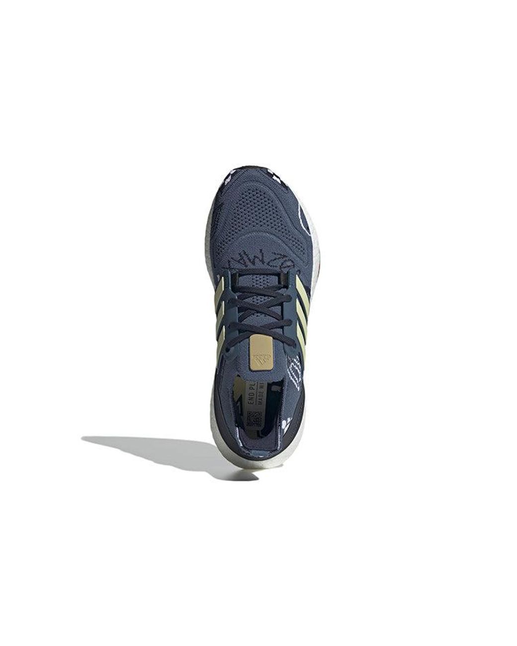 Adidas Blue Ultraboost 22 Shoes 'Wonder Steel Almost Legend Ink' for men