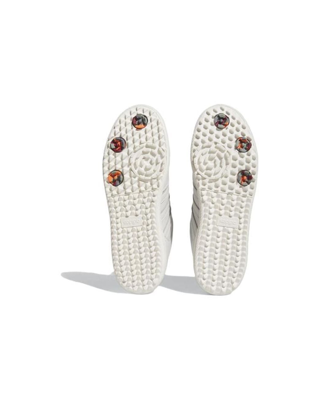 Adidas White Samba Golf Shoes for men