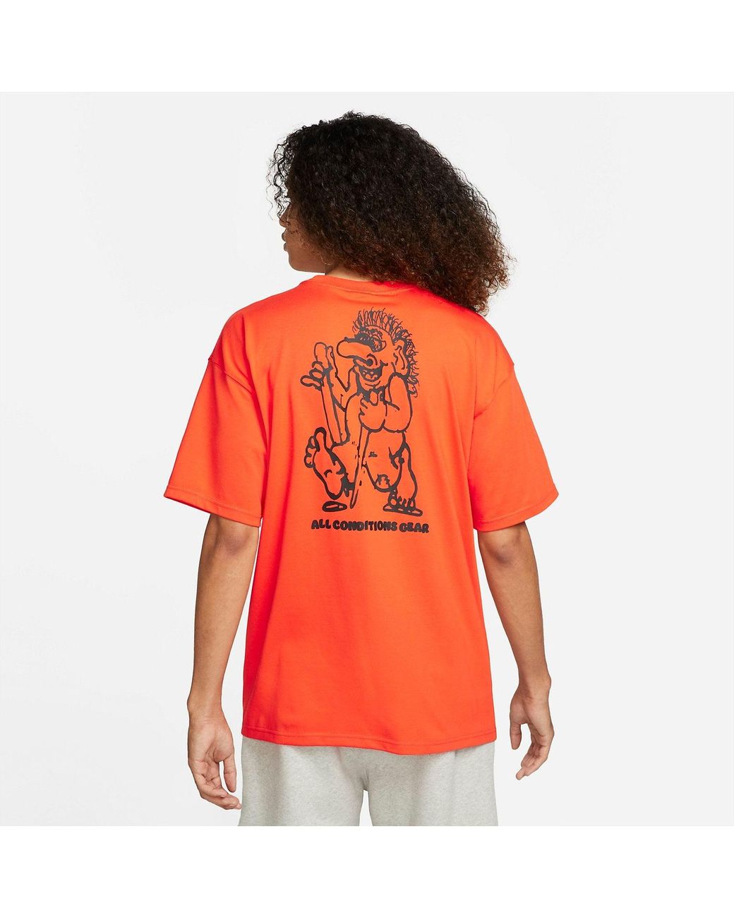 Nike Orange Acg Troll Tee 'Rush' for men