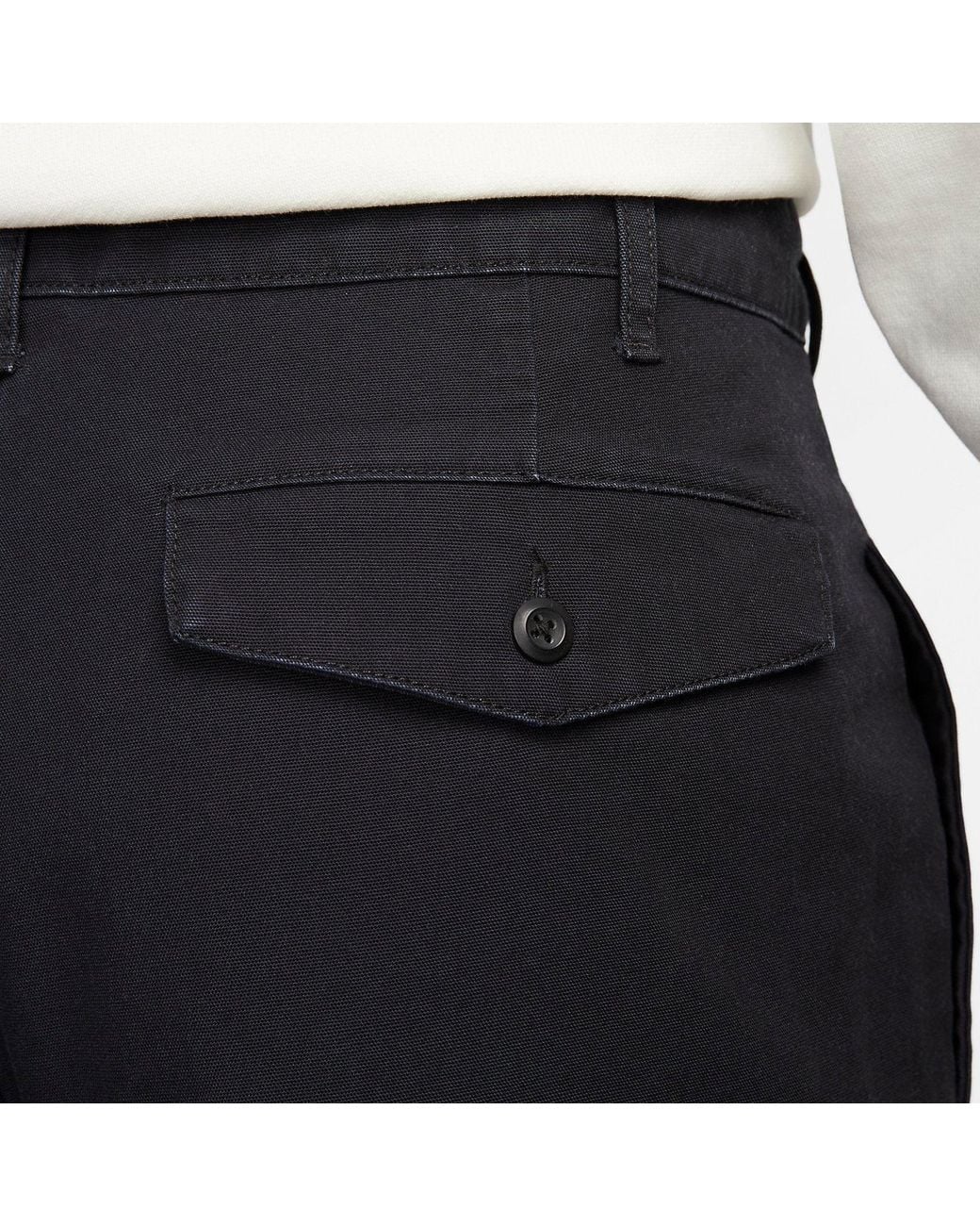 Nike Black Pleated Chino Shorts for men