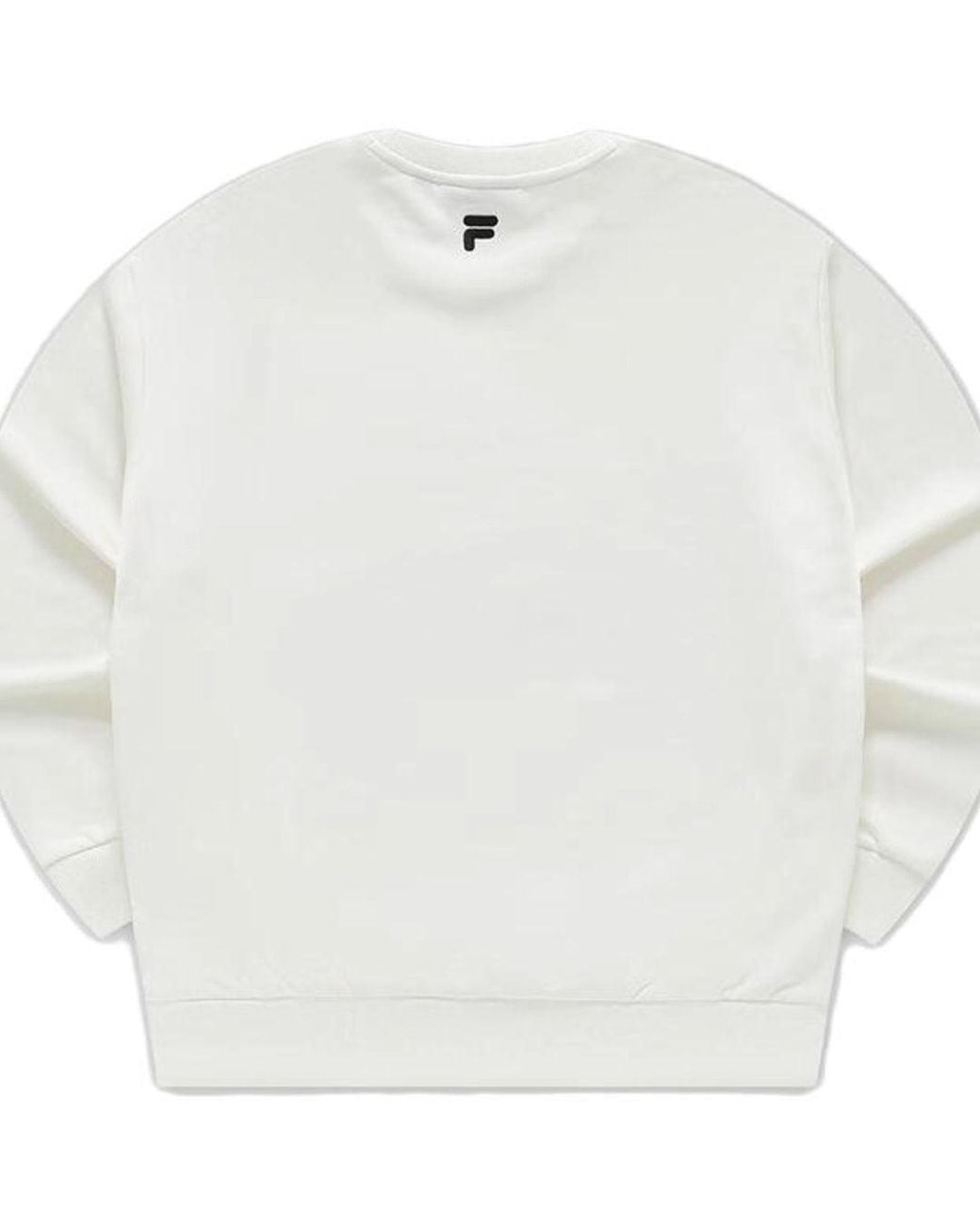 Fila White Logo Printed Sweater for men