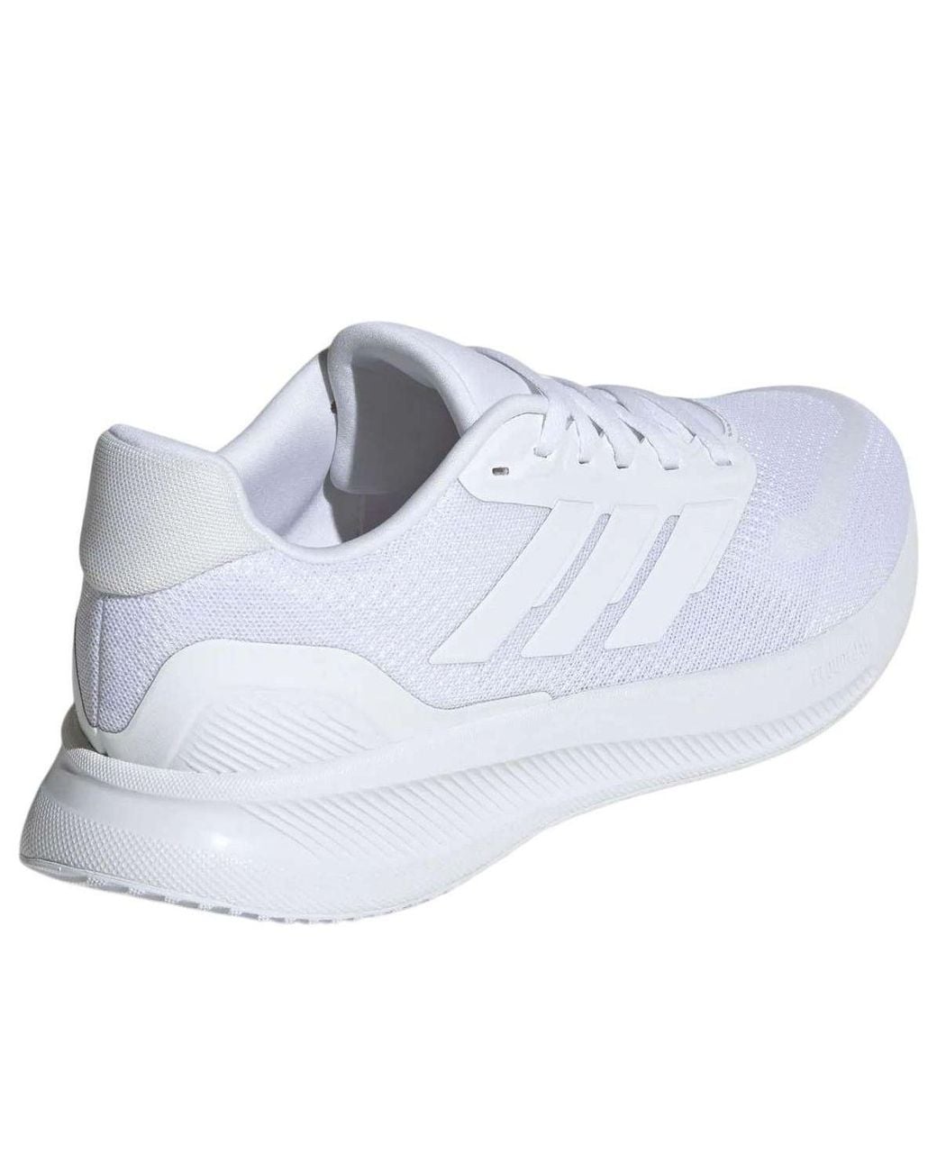 Adidas White Runfalcon 5 'Cloud' for men