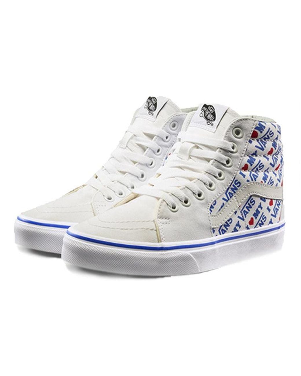 Vans Blue Sk8-Hi 'I Heart for men