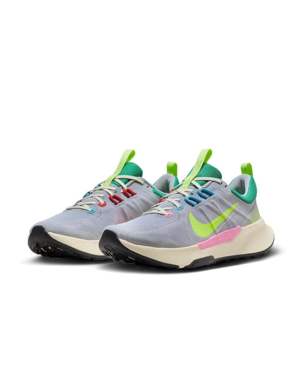 Nike Blue Juniper Trail 2 Next Nature Trail Running Shoes 'Wolf Volt' for men