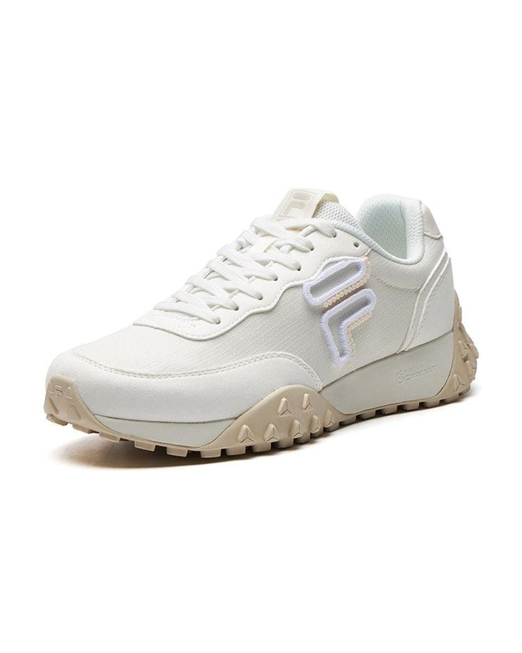 Fila White (Wmns) Pacer Low Top Running Shoes