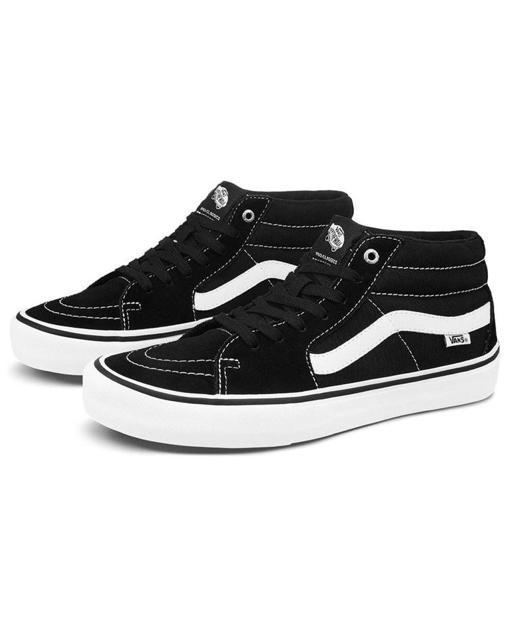 Vans Black Sk8-Mid Pro for men