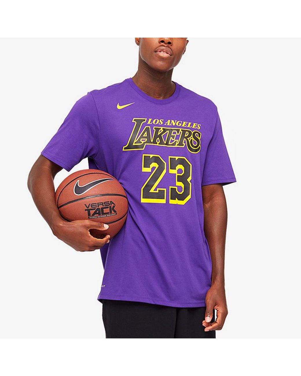 Nike Purple Nba City Limited Jersey 2018-2019 Los Angeles Lakers Lebron James No. 23 Ao0897-551 for men
