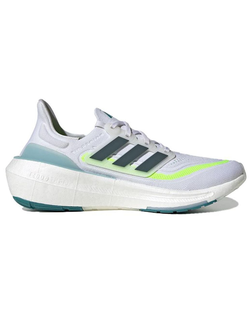 Adidas Blue Ultraboost Light Running Shoes 'Cloud Arctic Night Lucid Lemon' for men