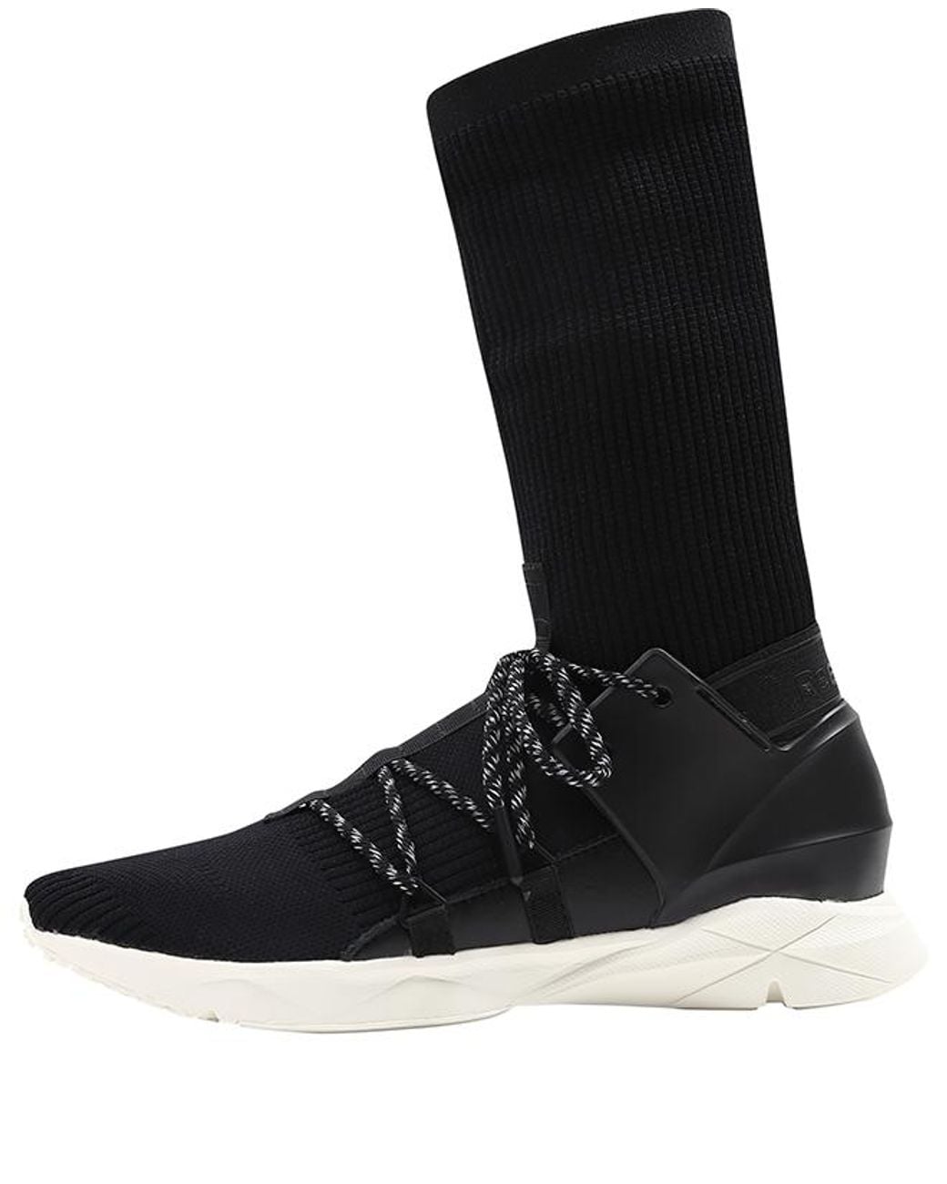 Reebok Black Sock Runner Caged