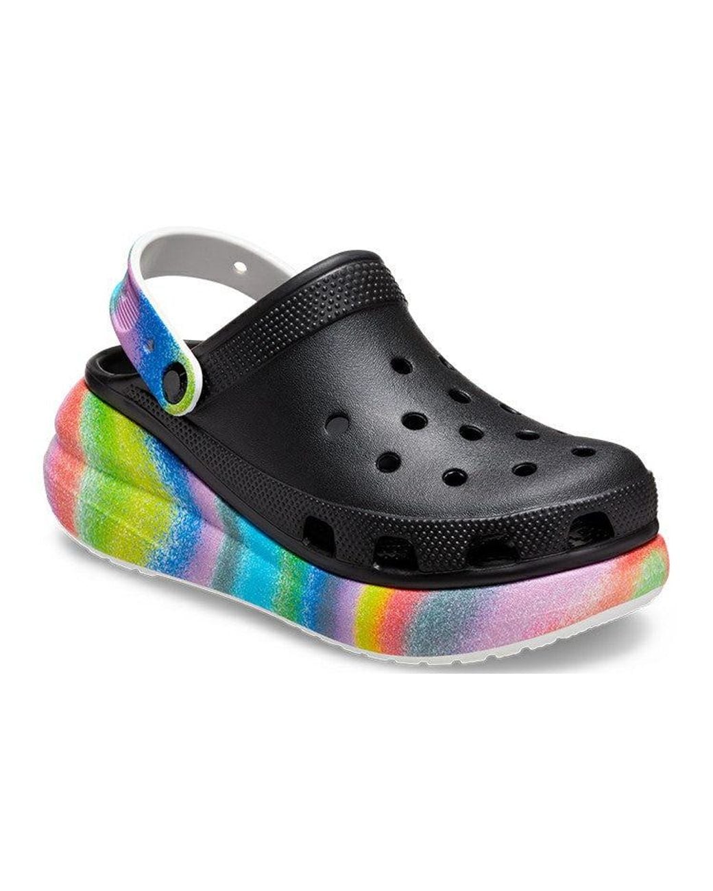 CROCSTM Blue Classic Crush Spray Dye Clog for men