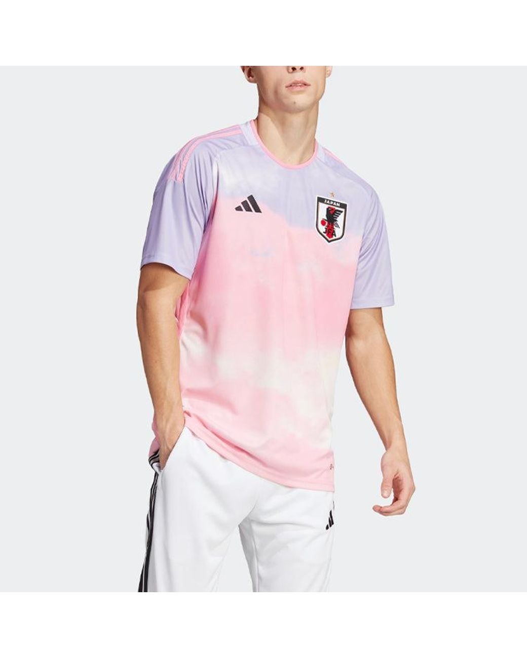Adidas Pink Japan Team 23 Away Jersey for men