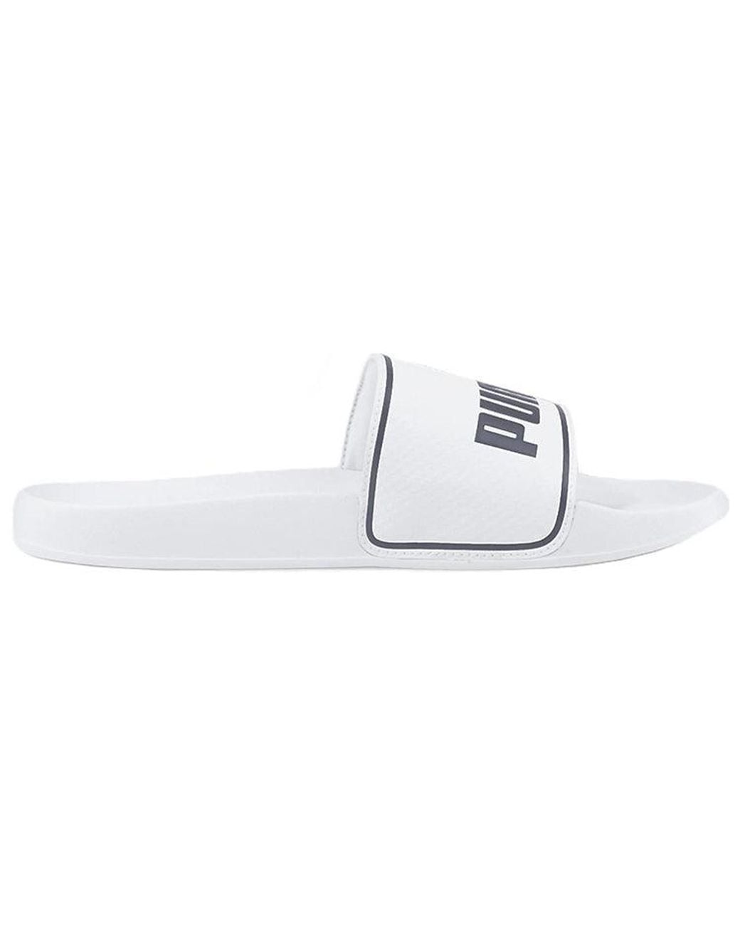 PUMA White Leadcat 2.0 Slide for men