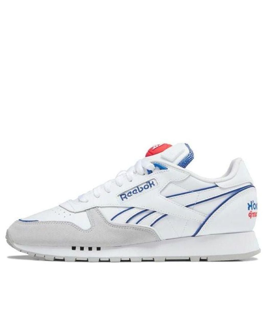 Reebok White Classic Leather Pump 'Vector' for men