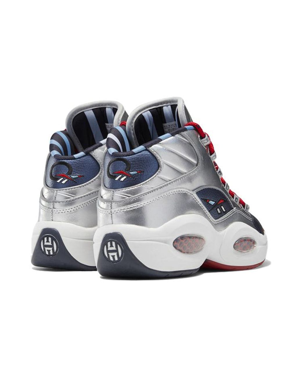 Reebok Blue James Harden X Question Mid 'Cross Over' for men