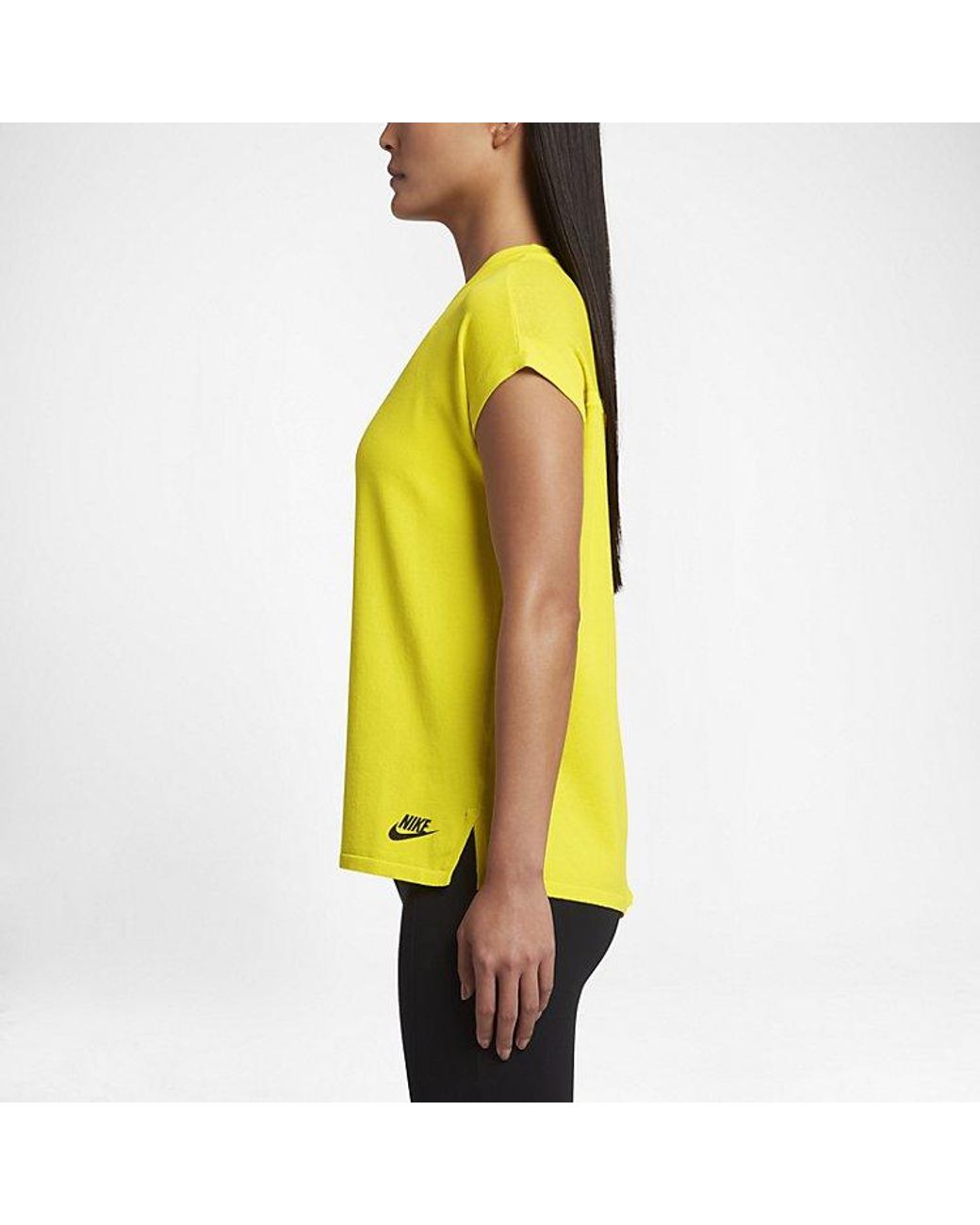 Nike Yellow (Wmns) Sportswear Tech Knit