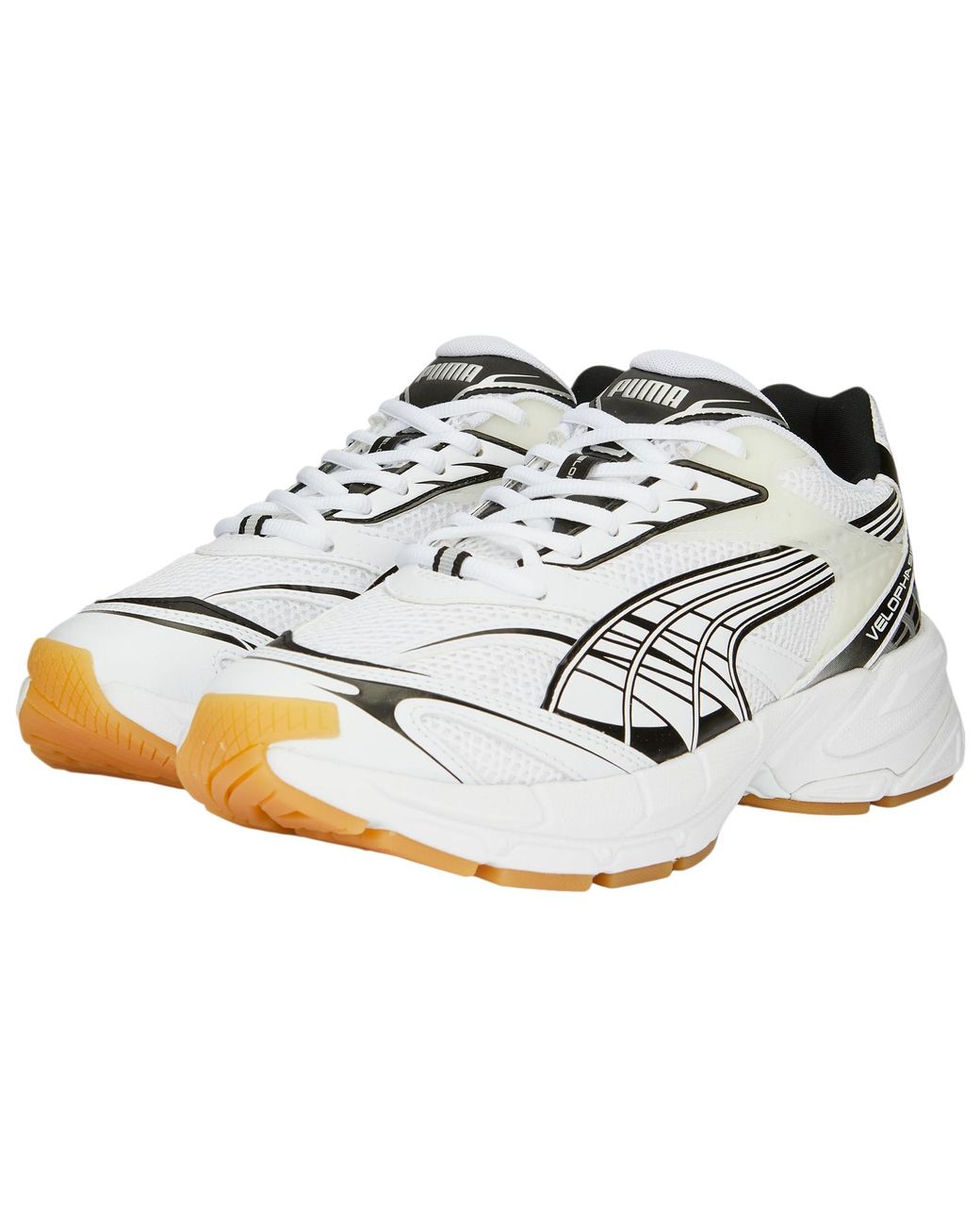 PUMA White Velophasis 'Technisch Gum'