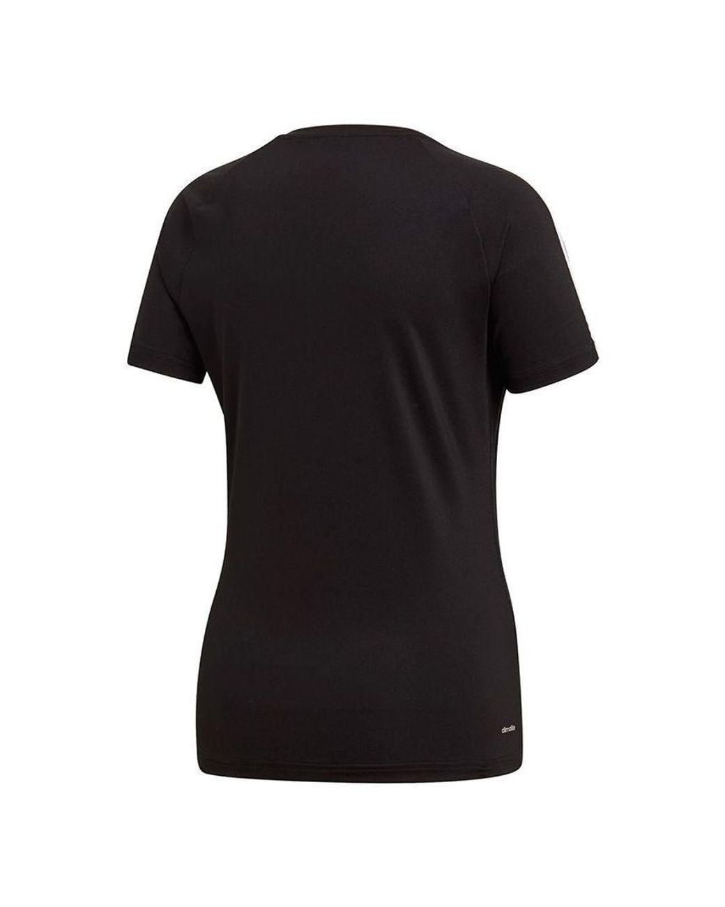 Adidas Black (Wmns) Design 2 Move 3-Stripe T-Shirt