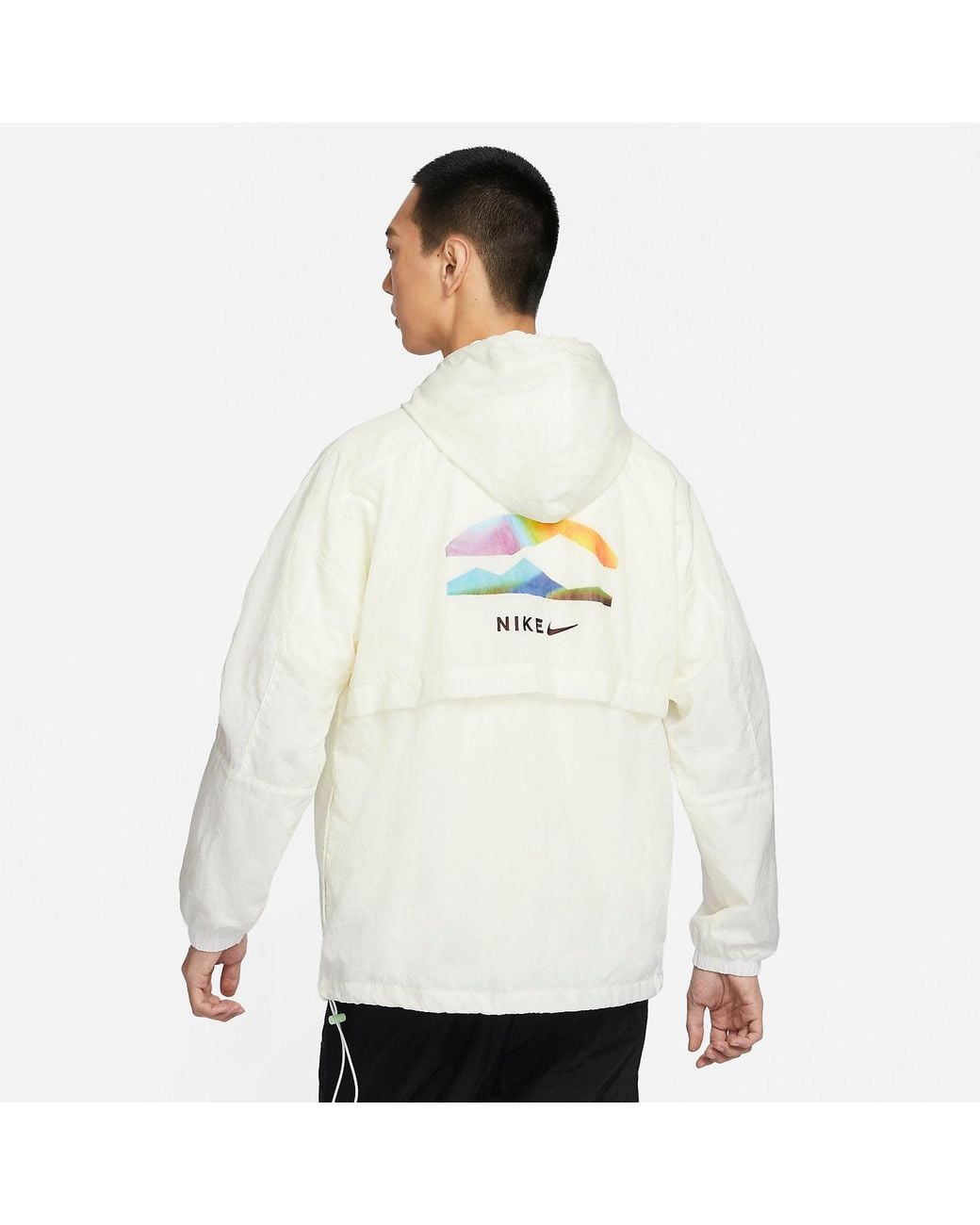 Nike White Sportswear Jacket for men