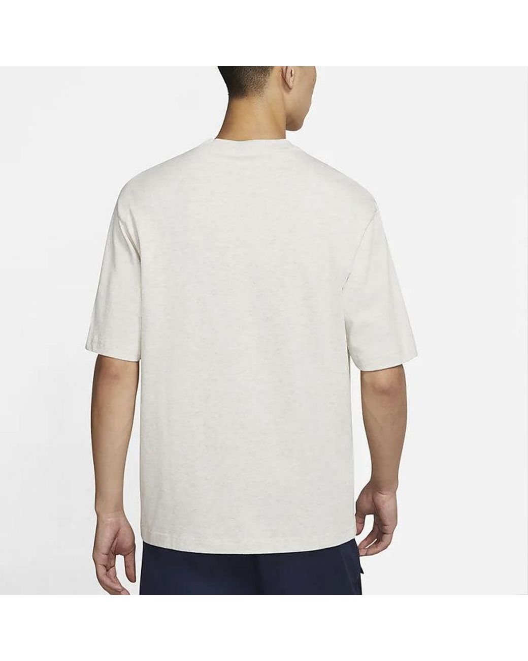 Nike Natural Flight Essentials Logo Sports Short Sleeve Creamy for men