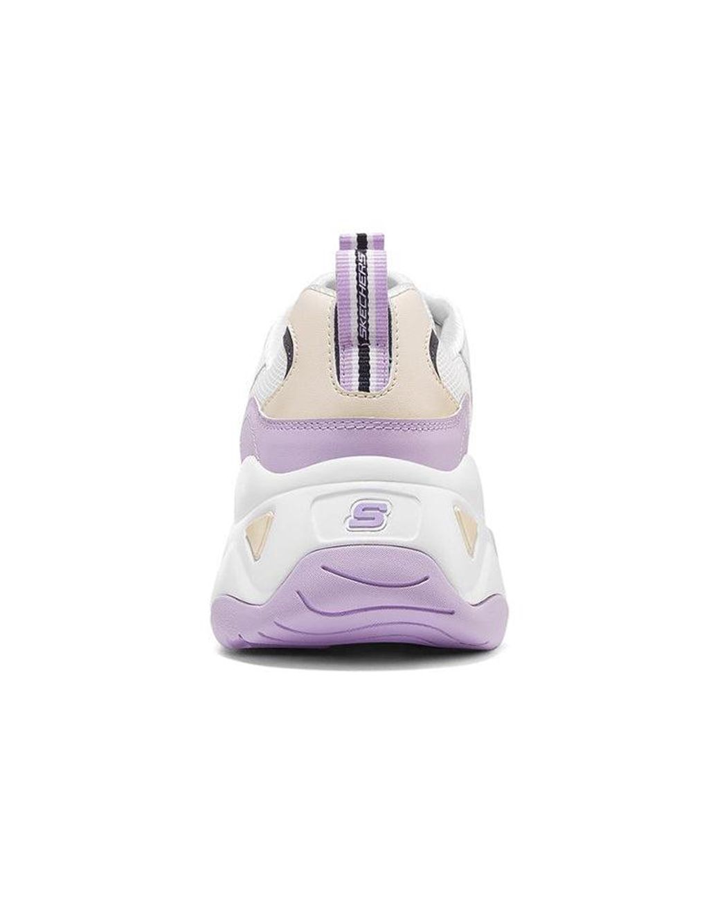 Skechers White (Wmns) D'Lites 3.0 Low Running Shoes Gs