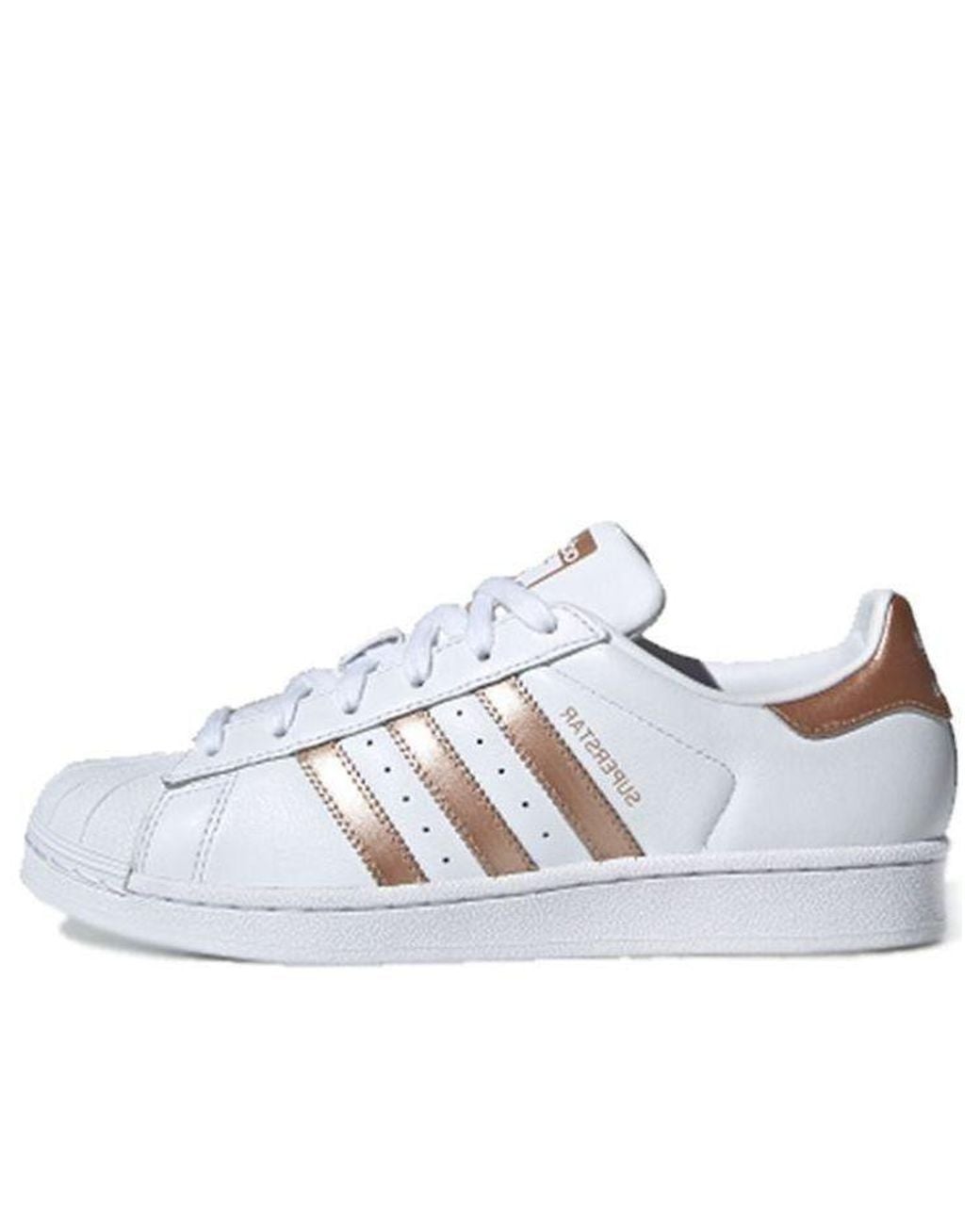 Adidas White (Wmns) Superstar 'Copper Metal'