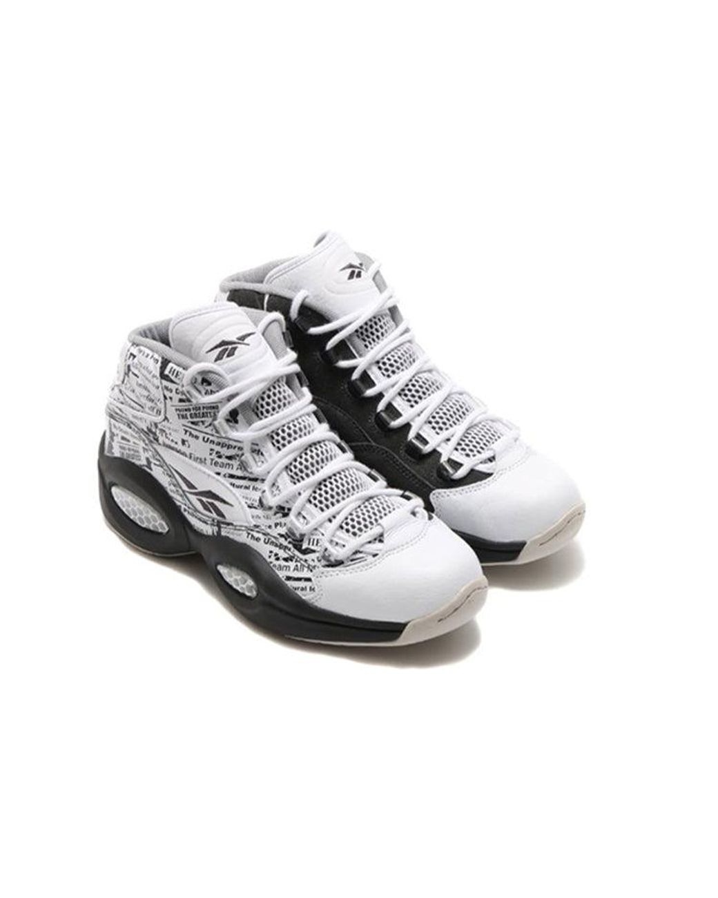 Reebok White Question Mid 'Misunderstood' for men