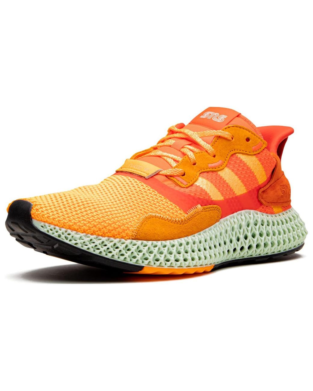 Adidas Orange Sneakersnstuff X Zx 4000 4D 'Sunrise' for men