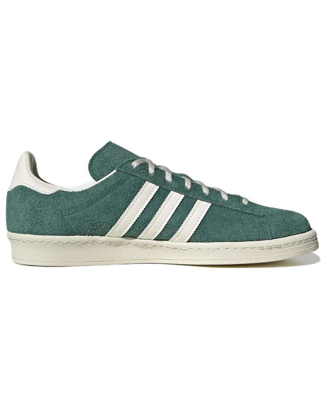 adidas gazelle silver green womens adidas Campus 80s Crop – YankeeKicks Online main image 1