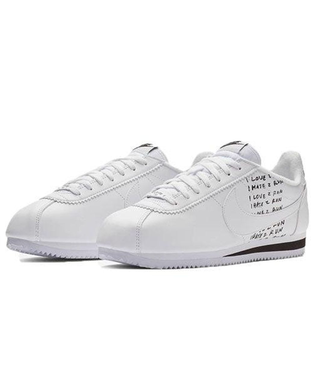 Nike White Nathan Bell X Classic Cortez for men