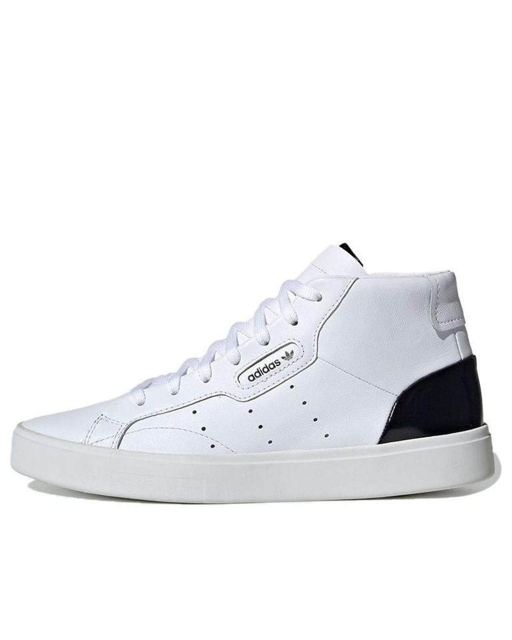 adidas Originals Sleek Mid Sneakers/shoes in White | Lyst