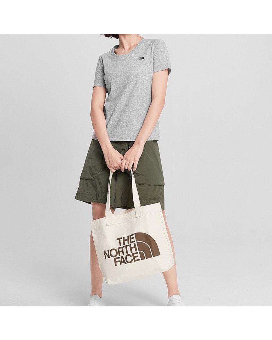 The North Face White Utility Tote