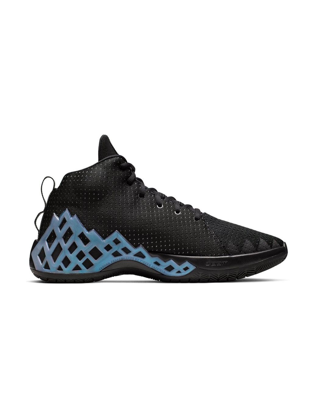 Nike Black Jumpman Diamond Mid Pf Metallic' for men