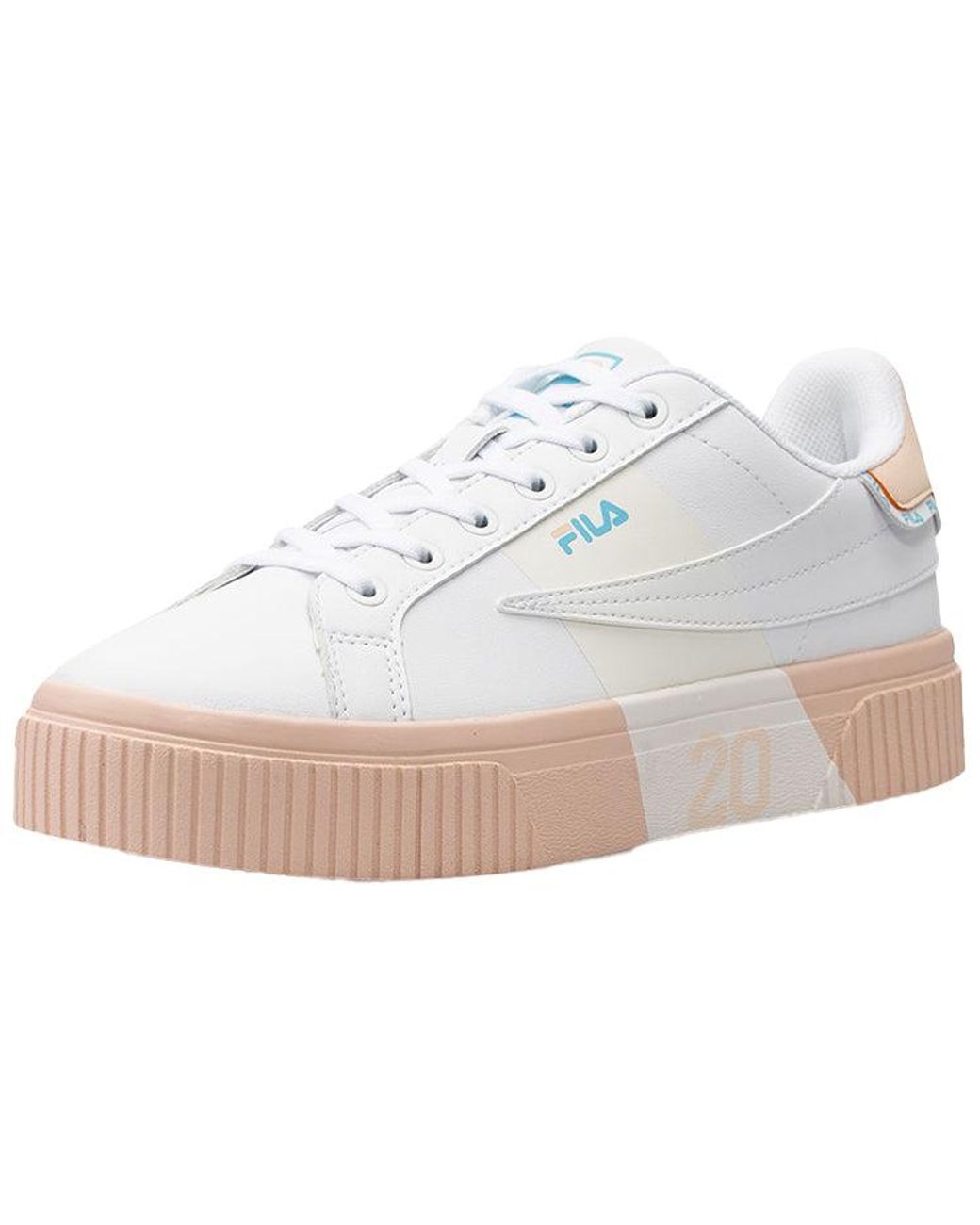 Fila White (Wmns) Fila Court Deluxe Platform Sneakers