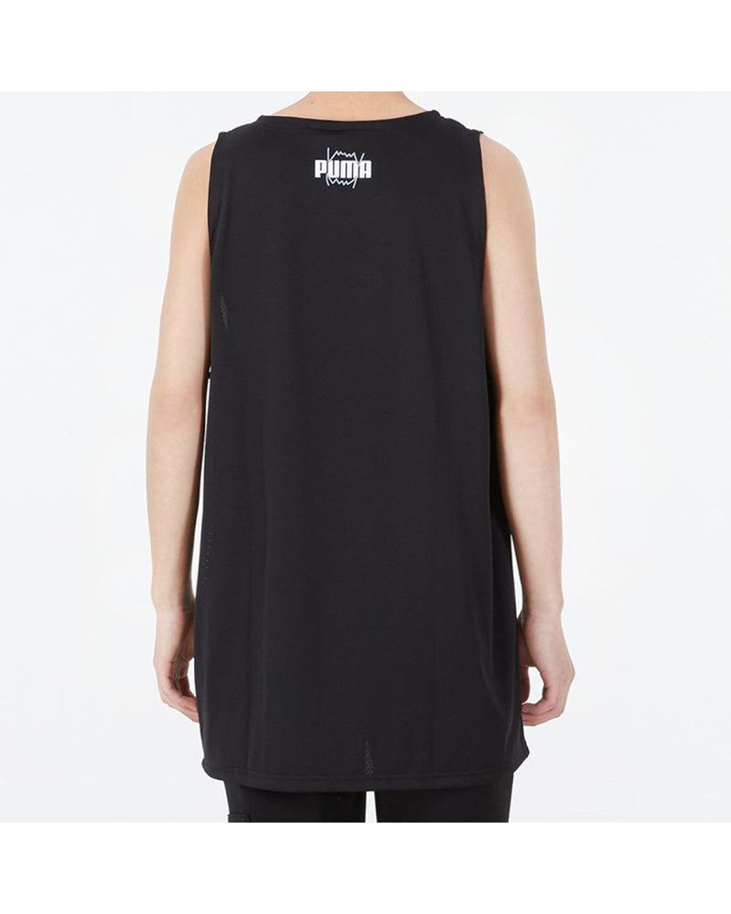 PUMA Black Behind The Back Tank for men