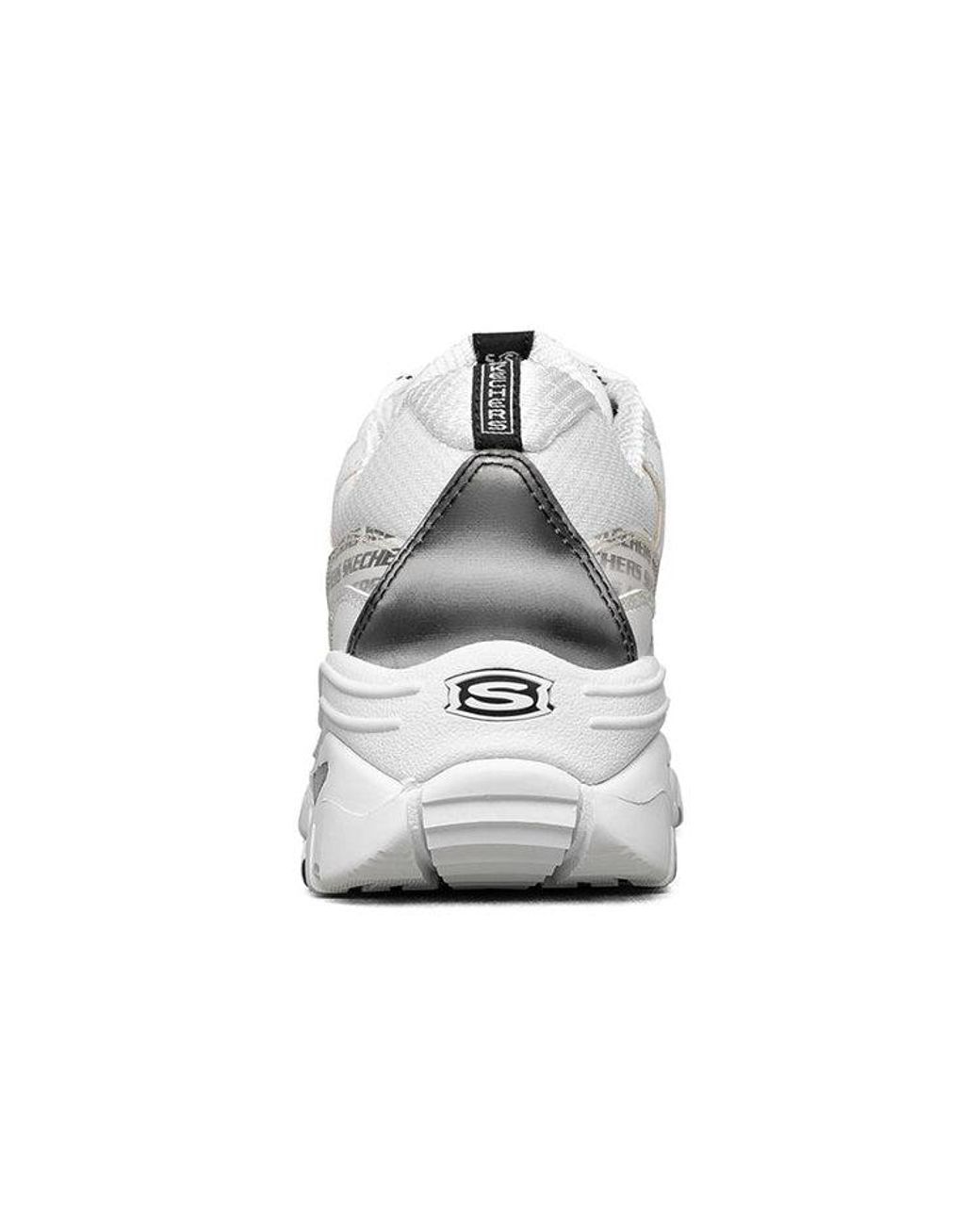 Skechers White (Wmns) Energy Low Top Running Shoes