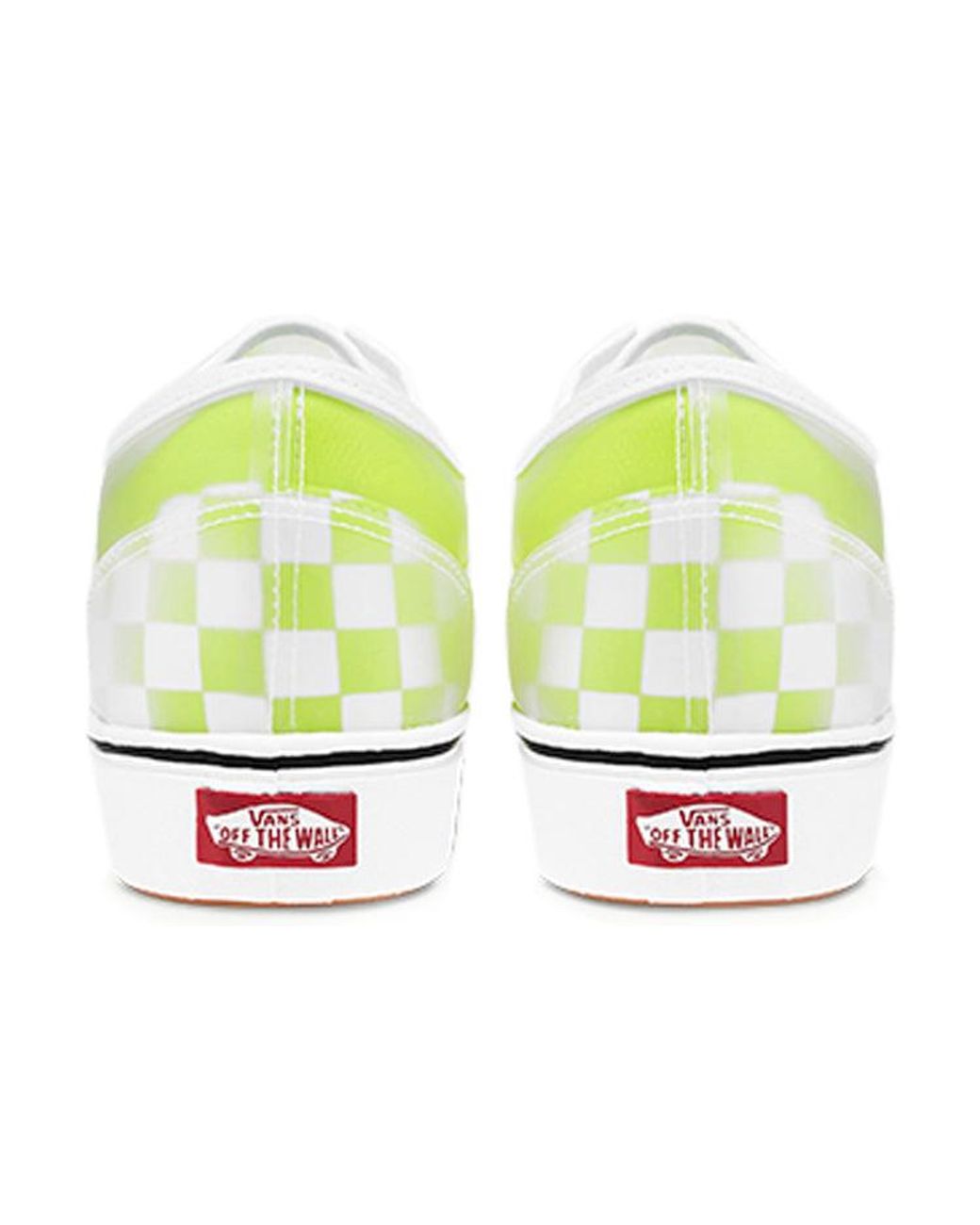 Vans Yellow Comfycush Slip-Skool 'Safety Checkerboard' for men
