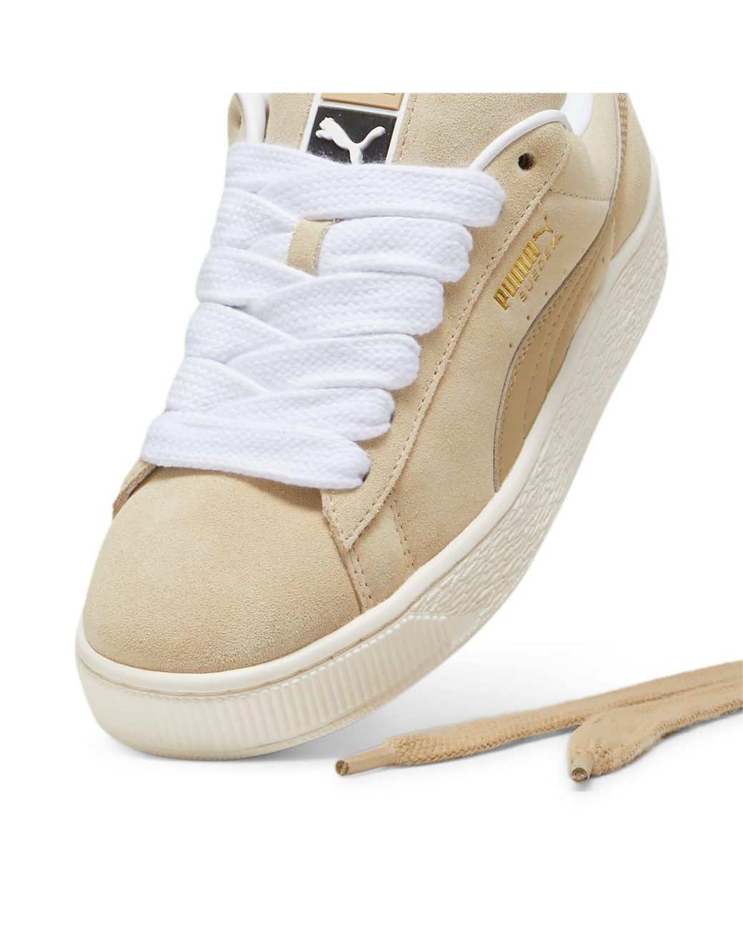 PUMA White Suede Xl 'Putty Warm' for men