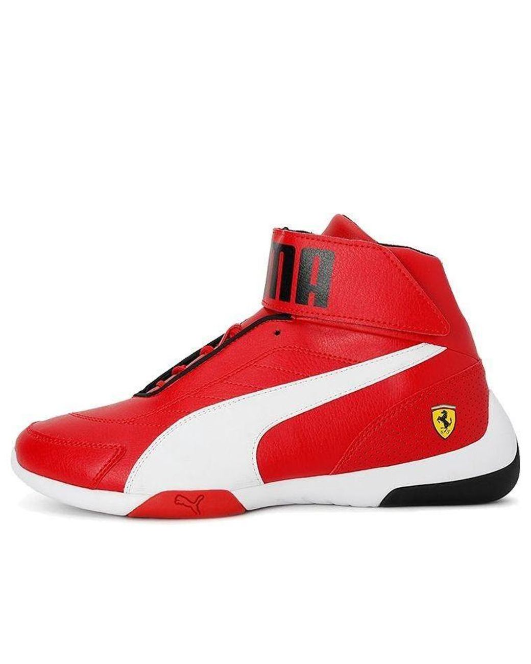 PUMA Red Scuderia Ferrari X Kart Cat Mid 3 High 'Rosso Corsa' for men