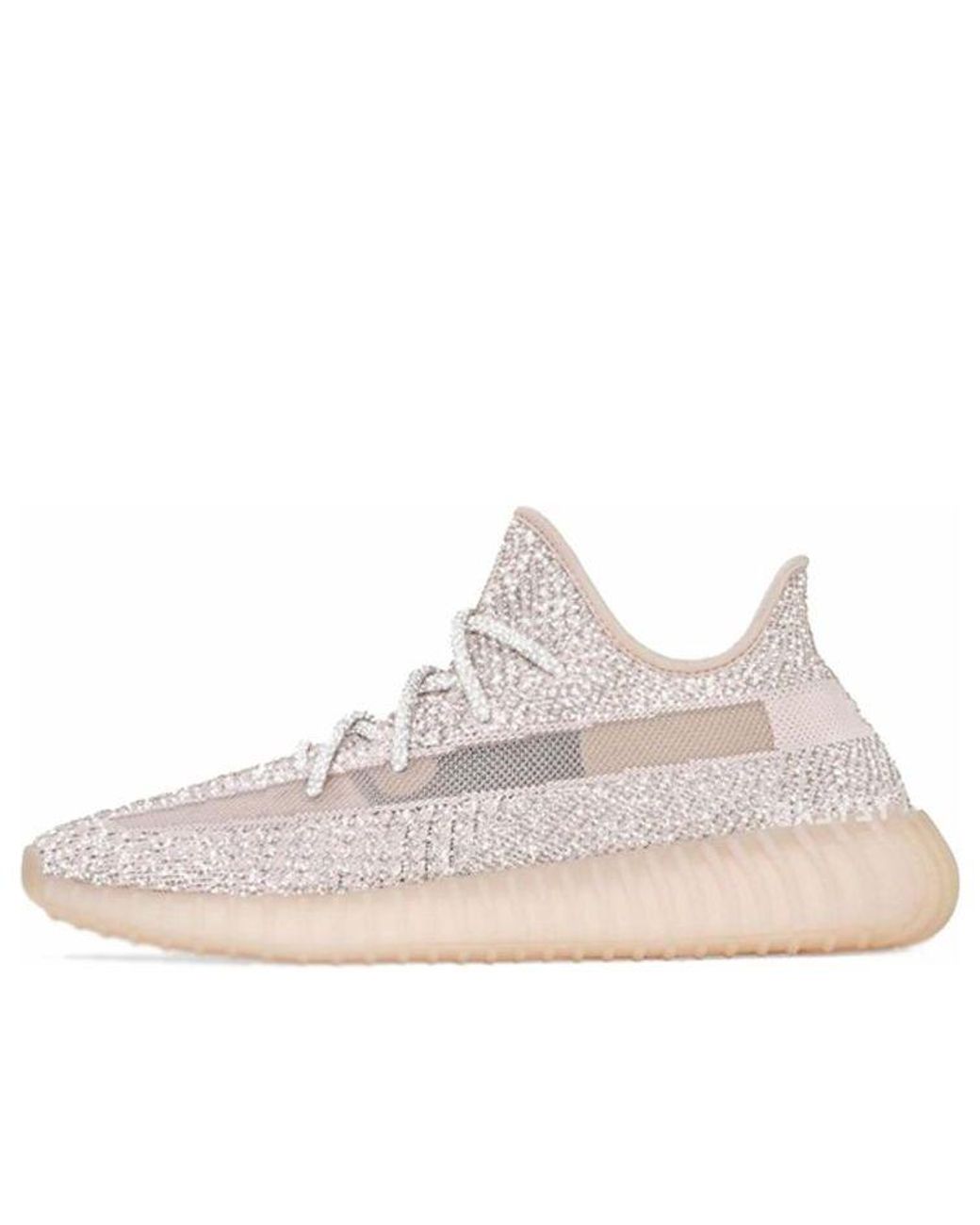 Adidas White Yeezy Boost 350 V2 'Synth Reflective' for men